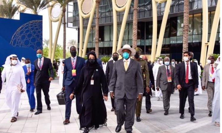 President Yoweri Kaguta Museveni presided over celebrations at the Uganda National Day at the Dubai Expo 2020 in the United Arab Emirates.