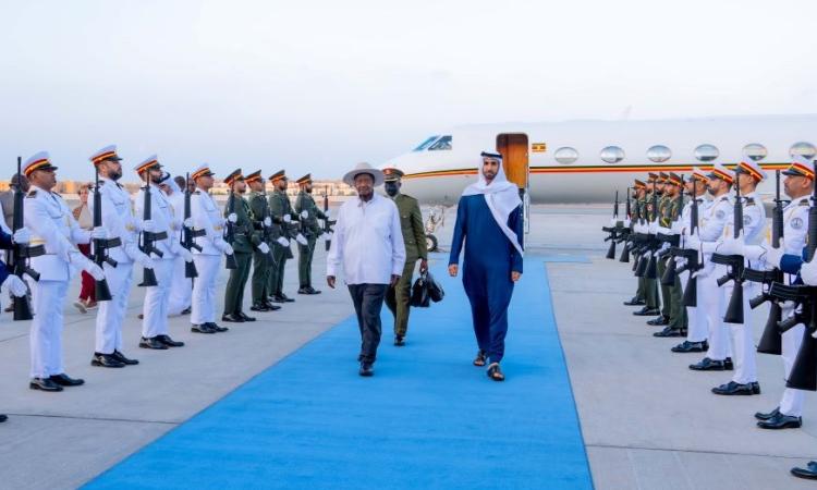 PRESIDENT MUSEVENI ARRIVES IN ABU DHABI FOR SUSTAINABILITY WEEK